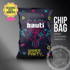 Chip bags Gamer Party