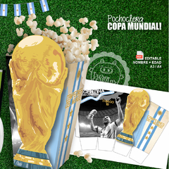 Pochoclera ARGENTINA copa del mundo / A3 y A4