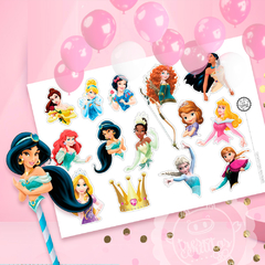 Princesas Disney Toppers / Listo para imprimir! - comprar online