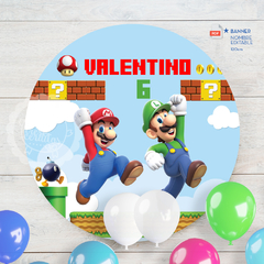 Mario Bros | Banner 120cm | PDF textos editables