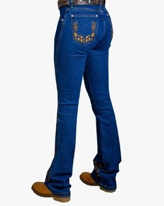 Calça Jeans Feminina Alabama Stone Bordada - comprar online