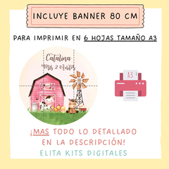 Banner circular granja nena