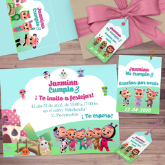 Kit imprimible Bebés Llorones tarjetas invitación digital para whatsapp