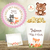 Kit Imprimible bosque encantado nena + Banner Circular Fondo Mesa Dulce Candybar - Kits Imprimibles - Elita Kits Digitales