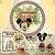 Kit imprimible Mickey Safari banner circular fondo mesa dulce