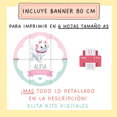 Banner circular gatita marie