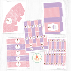 Kit imprimible comunión niña, personalizado - comprar online