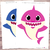 Kit imprimible Baby Shark + Banner Circular Fondo Mesa Dulce Candybar en internet