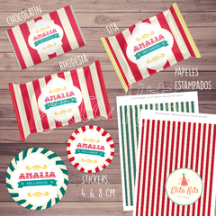 Kit Imprimible Circo Vintage nena