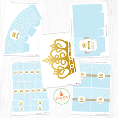 Kit Imprimible Corona Nene, personalizado - comprar online