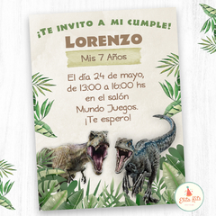 Kit imprimible Dinosaurios Jurasicos + Banner Circular Fondo Mesa Dulce Candybar - tienda online