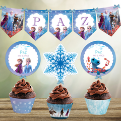 Kit imprimible Frozen decoracion candybar