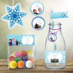 Kit imprimible Frozen decoracion candybar