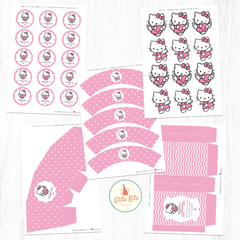 Kit Imprimible Hello Kitty Angel Nena