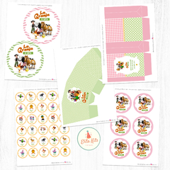 Kit imprimible La Granja de Zenón Nena, Personalizado - comprar online