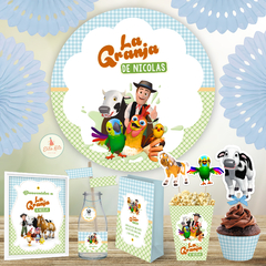 Kit imprimible La Granja de Zenón Banner Cumpleaños