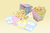 Kit imprimible Lluvia de Amor + Banner Circular Fondo Mesa Dulce Candybar en internet