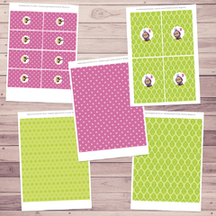 Kit imprimible Masha y El Oso 2 + Banner Circular Fondo Mesa Dulce Candybar - tienda online