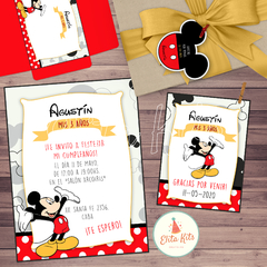 Kit imprimible Mickey Mouse decoracion candybar