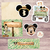 Kit imprimible Mickey Safari + Banner Circular Fondo Mesa Dulce Candybar