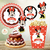 Kit Imprimible Minnie Mouse Roja + Banner Circular Fondo Mesa Dulce Candybar en internet