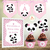 Kit imprimible Panda Nena Rosa + Banner Circular en internet