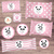 Kit imprimible Panda Nena Rosa + Banner Circular - tienda online