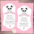 Kit imprimible Panda Nena Rosa + Banner Circular - comprar online