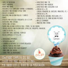 Kit Imprimible Ovejita Nene, personalizado - comprar online