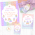 Kit imprimible Pop It Pastel + Banner Circular Fondo Mesa Dulce Candybar - tienda online
