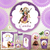 Kit Imprimible Rapunzel banner circular fondo mesa dulce