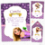 Kit Imprimible Rapunzel Enredados tarjetas invitacion digital whatsapp