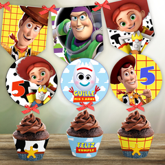 Kit imprimible toy story cumpleaños decoración + candybar