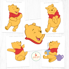 Kit imprimible Winnie Pooh + Banner Circular - tienda online