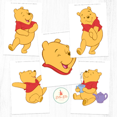 Kit imprimible Winnie Pooh, Personalizado en internet