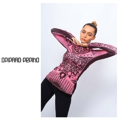 Camiseta térmica Hamsa · Rosa Marrón · Opiparo Pepino
