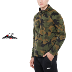 Buzo Polar Drake • Print Camo Militar • Montagne