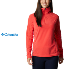 Micropolar Glacial™ IV medio cierre Mujer · Red Hibiscus · Columbia