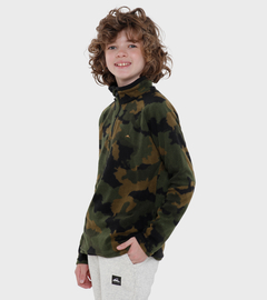 Buzo Polar Franz Niños • Print Camo Militar • Montagne en internet