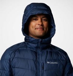 Campera pluma Labyrinth Loop Capucha Hombre · Collegiate Navy · Columbia - comprar online