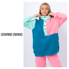 Buzo Polaroid · Petroleo/Aqua/Rosa · Opiparo Pepino - comprar online