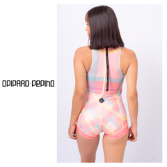 Catsuit Short · Cuadrille Pin Up · Opiparo - comprar online