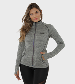 Campera Polar Vent Judy • Gris medio • Montagne - SIETE CUMBRES