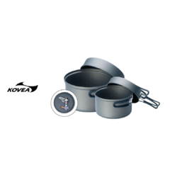 Set marmitas + calentador 3 personas · Kovea