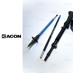 Par de bastones plegables · 115 a 135 cm • Azul • Acon