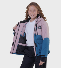 Campera Devi · Rosa / Petróleo · Montagne - tienda online