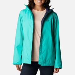 Campera lluvia Arcadia II · Electric Turquoise · Columbia en internet