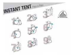 Carpa automática Instant tent pop up · Hi-extreme en internet