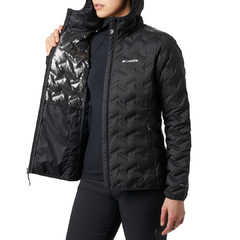 Campera pluma Delta Ridge™ Capucha Mujer · Black · Columbia - tienda online