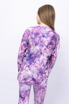 Calza termica Batik • Violeta • Opiparo - comprar online